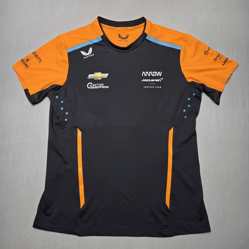 Womens Castore McLaren Indy Car Team Racing Shirt Size-6
